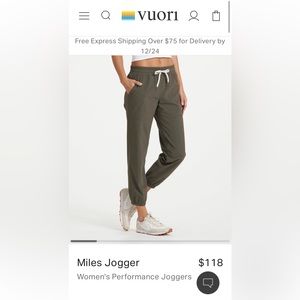 Vuori Miles Jogger